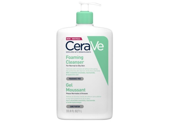 CeraVe Penušavi gel za čišćenje za normalnu do masnu kožu 1 l