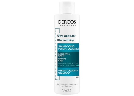 Vichy Dercos Izuzetno umirujući šampon za normalnu do masnu kosu 200 ml