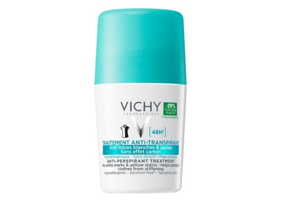 Vichy Deodorant roll-on tretman protiv znojenja bez tragova 48h roll-on 50 ml