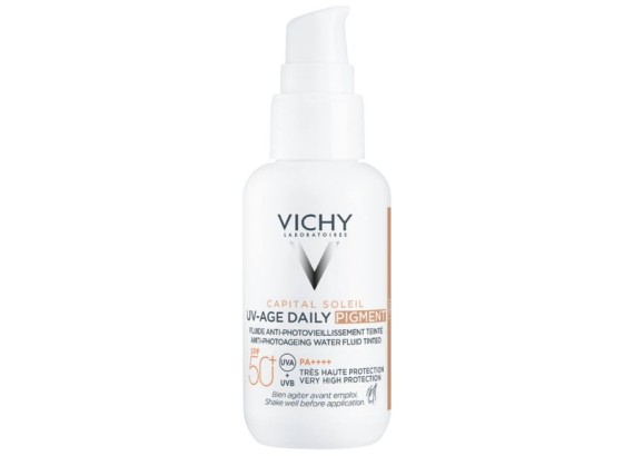 Vichy Capital Soleil UV-AGE Daily tonirani vodeni fluid za zaštitu od sunca SPF50+ 40 ml