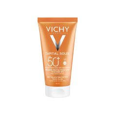 Vichy Capital Soleil Dry Touch fluid za mešovitu do masnu osetljivu kožu lica SPF50+ 50 ml