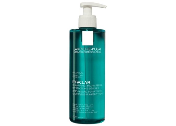 LRP Effaclar Pročišćavajući mikro-piling gel za čišćenje lica i tela, za masnu kožu, 400 ml