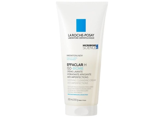 LRP Effaclar H Iso-Biome umirujuća krema za čišćenje protiv nepravilnosti za lice i telo 200 ml