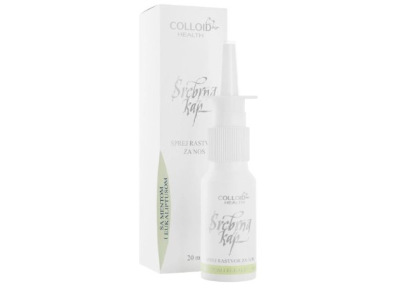 Srebrna kap - Menta i eukaliptus sprej rastvor za nos 20 ml 
