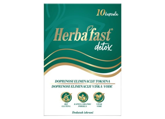Herbafast Detox 10 kapsula