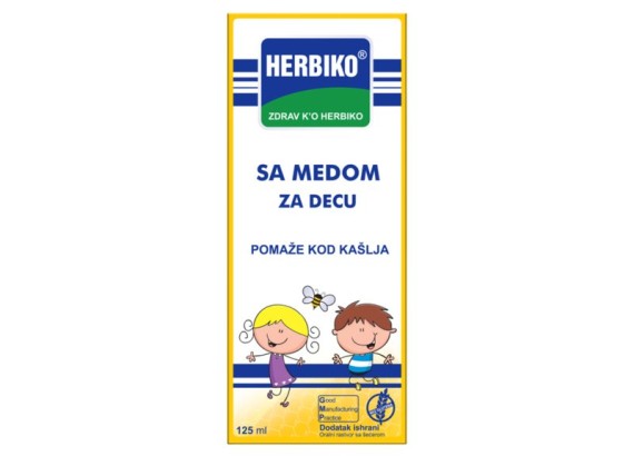 Herbiko sirup sa medom za decu 125 ml