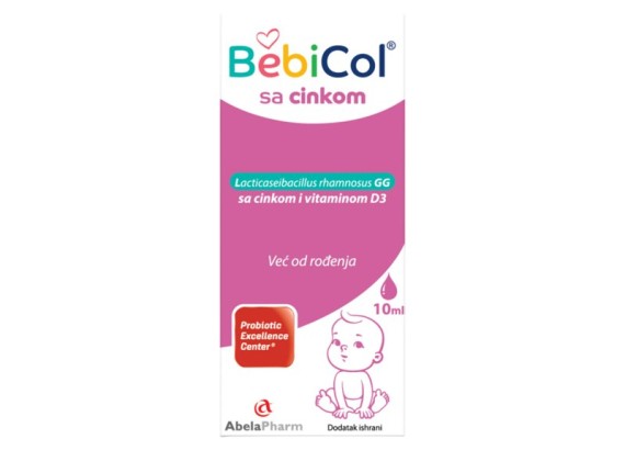 BebiCol sa cinkom i D3 kapi 10 ml