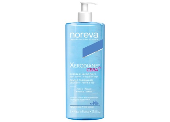 NOREVA Xerodiane Cera+ Blagi penasti gel za lice i telo 1 l 