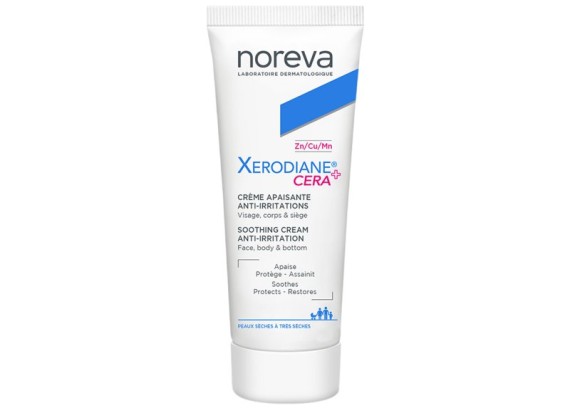 NOREVA Xerodiane Cera+ Krema protiv iritacija za lice, telo i pelensku regiju 40 ml 