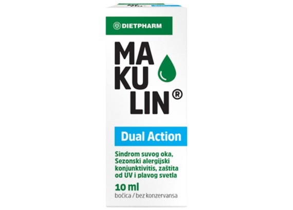Makulin Dual Action kapi za oči 10 ml