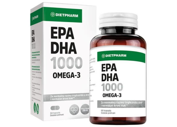 EPA DHA 1000 Omega-3 60 kapsula