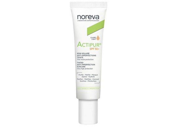 NOREVA Actipur BB krema SPF50+ bež nijansa 30 ml