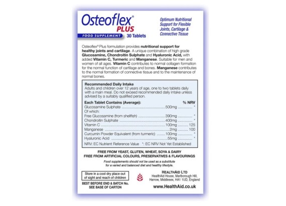 HealthAid OsteoFlex Plus 30 tableta