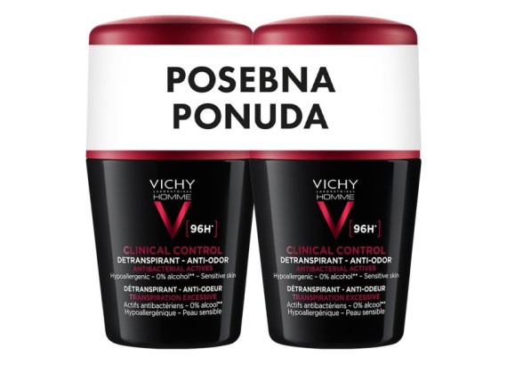 Vichy Homme Clinical Control roll-on PROMO dezodorans protiv neprijatnih mirisa do 96h