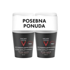 Vichy Homme Extreme control roll-on PROMO dezodorans za zaštitu od znojenja do 72h 