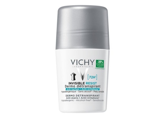 Vichy Deodorant Invisible resist roll-on dezodorans protiv mrlja i nadraženosti do 72h 50 ml