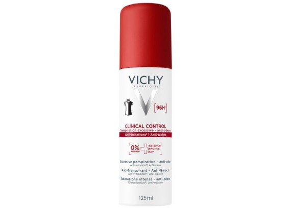 Vichy Deodorant Clinical Control sprej antiperspirant 96h sprej protiv znojenja 125 ml