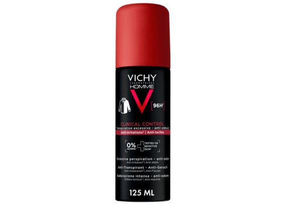 Vichy Homme Clinical Control sprej antiperspirant 96h sprej protiv znojenja 125 ml
