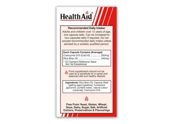 HealthAid Co Q10 200mg 30 kapsula