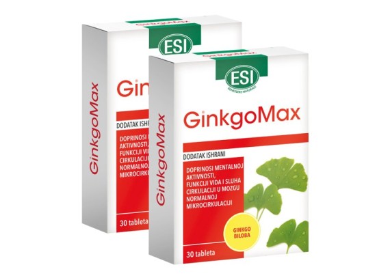 GinkgoMax DUO PACK 30+30 tableta      