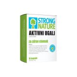 Strong Nature Aktivni ugalj 250 mg 10 kapsula