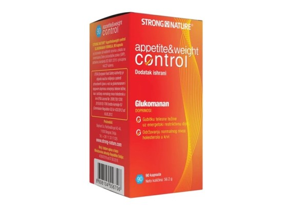 Strong Nature Appetite & weight control - Glukomanan formula 90 kapsula 