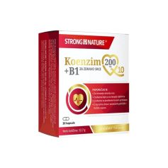 Strong Nature Koenzim Q10 200 mg + B1 30 kapsula