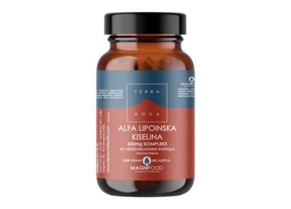 Terra Nova Alfalipoinska kiselina 300 mg 50 kapsula
