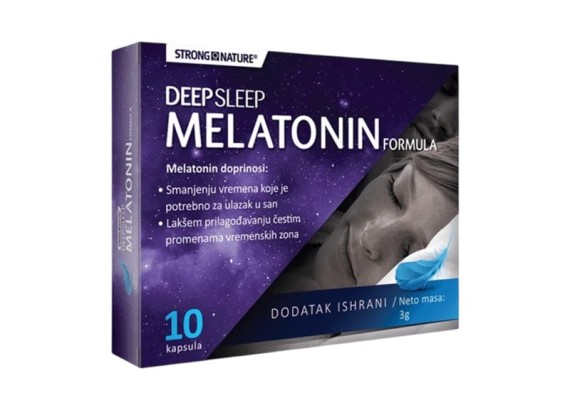 Strong Nature Deep Sleep melatonin 10 kapsula