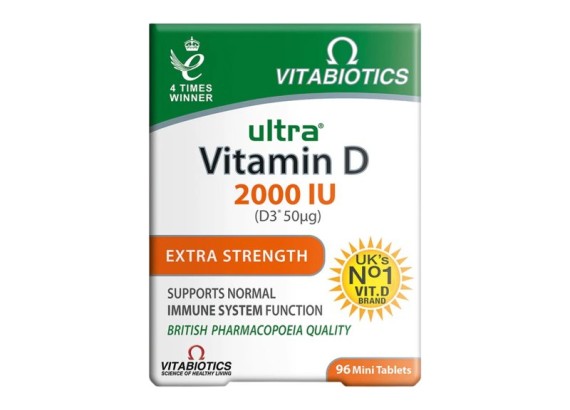 Vitabiotics Ultra D3 2000 IU 96 tableta