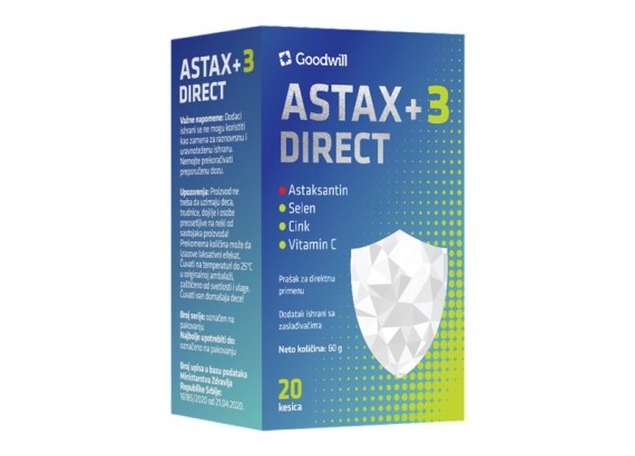 ASTAX+3 DIRECT  20 kesica