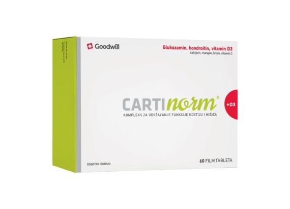 Goodwill Cartinorm + D3 60 tableta
