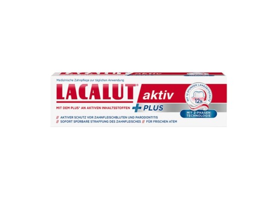 Lacalut Aktiv Plus zubna pasta 75 ml