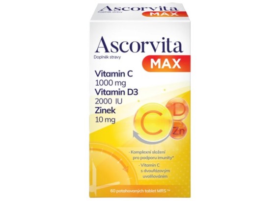 Ascorvita Max 60 tableta sa postepenim oslobađanjem