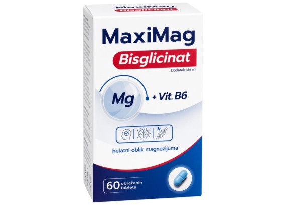 Maxi Mag Bisglicinat 60 tableta