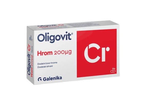 Oligovit Cr 200 mcg 30 kapsula