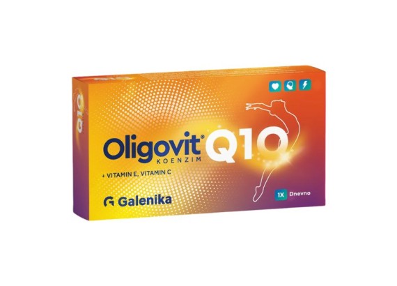 Oligovit Q10 + vitamin E, vitamin C 30 kapsula