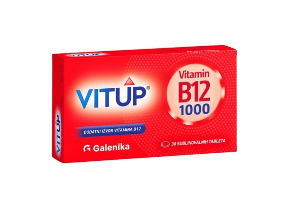 VITUP Vitamin B12 1000  30 sublingvalnih tableta