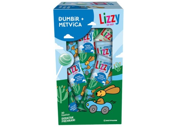 Lizzy lizalica Protiv mučnine tokom putovanja 1 komad