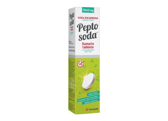 Pepto Soda Mint 20 šumećih tableta