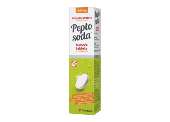 Pepto Soda Pomorandža 20 šumećih tableta