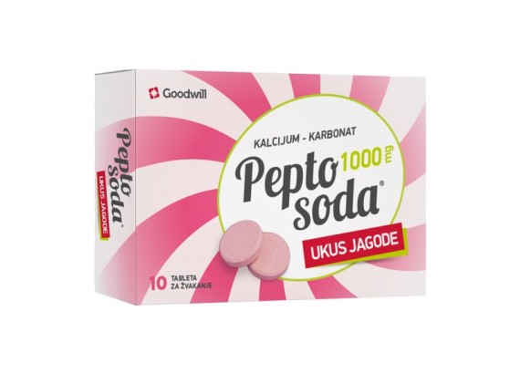 Pepto Soda Tablete za žvakanje 10 komada