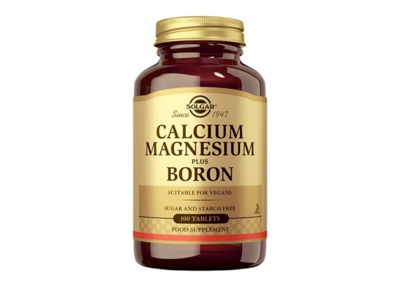 Solgar Kalcijum, Magnezijum plus Bor 100 tableta
