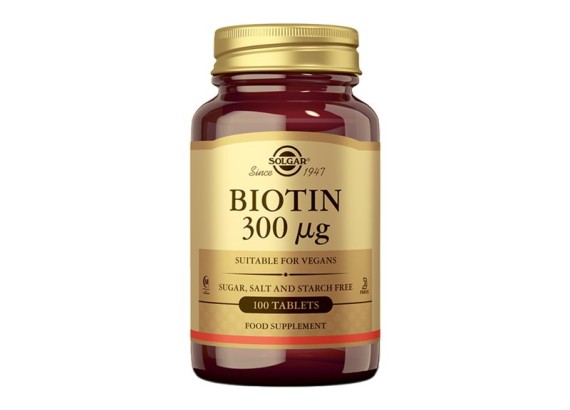Solgar Biotin 300 mcg 100 tableta