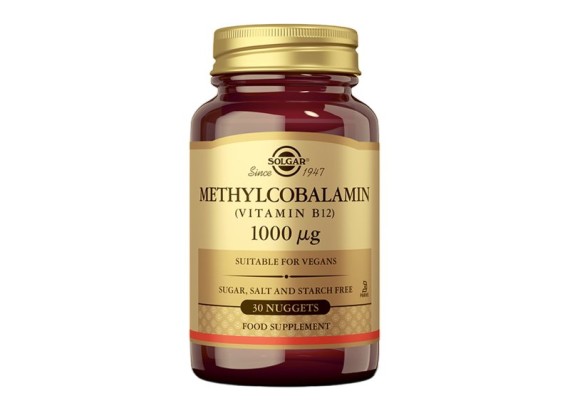 Solgar Methylcobalamin B12 1000 mcg 30 sublingvalnih tableta