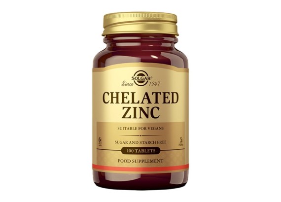 Solgar Chelated Zinc 100 tableta
