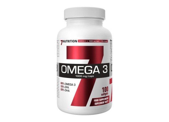 7Nutrition OMEGA 3 1000 mg 110 želatinoznih kapsula	