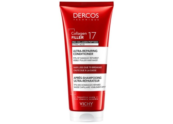 Vichy Dercos Collagen 17 Filler Ultra-obnavljajući balzam 200 ml