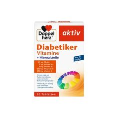 DOPPEL HERZ Aktiv vitamini i minerali za dijabetičare 30 tableta