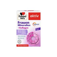 DOPPEL HERZ Aktiv minerali i vitamini za žene + Kolagen Depot 30 tableta